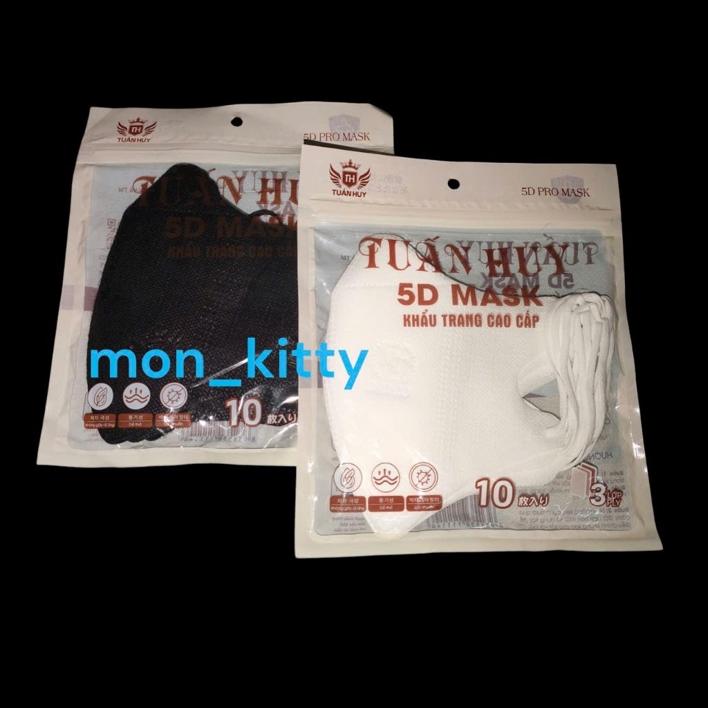 {TẶNG QUÀ} Thùng 1000 chiếc khẩu trang 5D Tuấn Huy