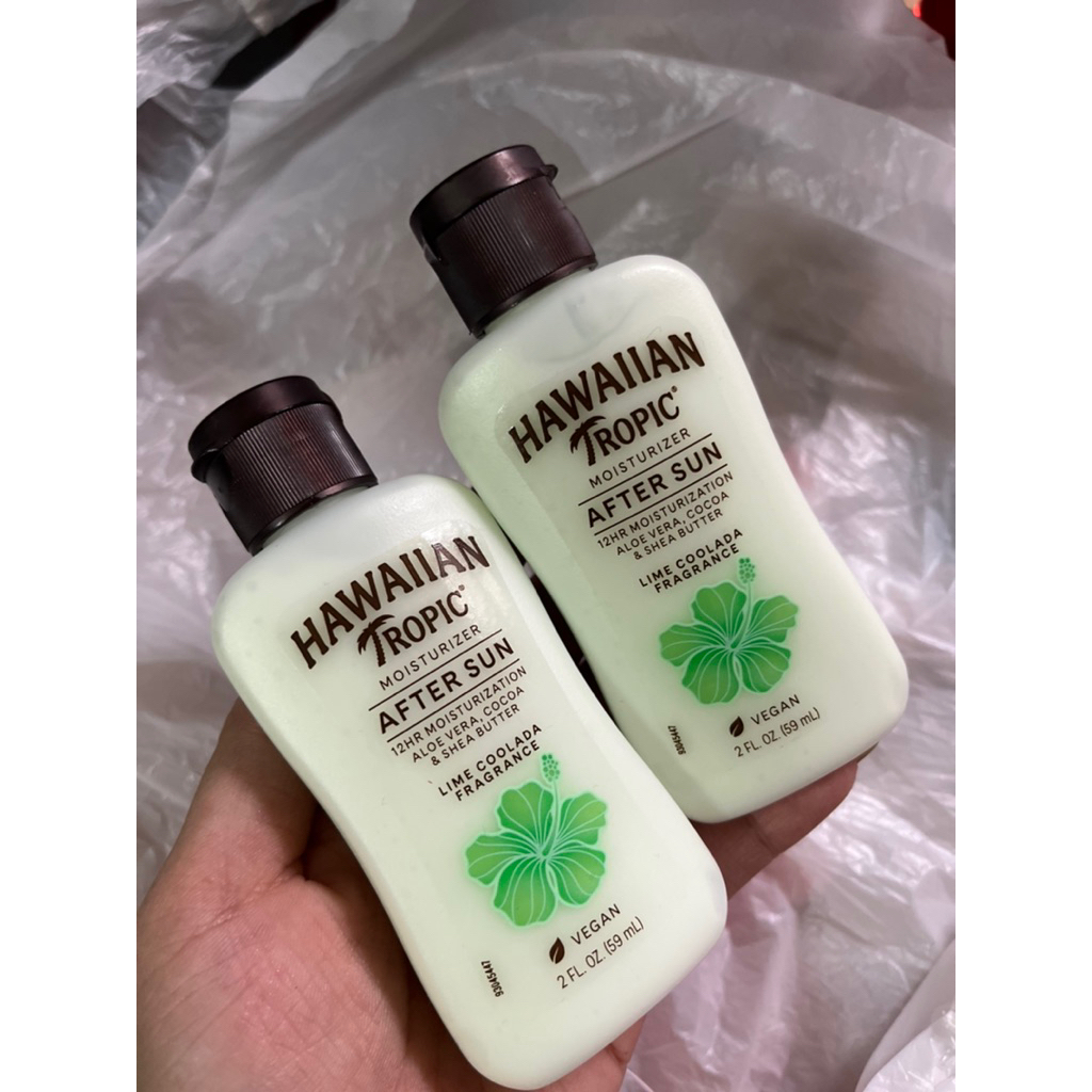 (AUTH-US)Kem dưỡng cấp ẩm da sau khi phơi nắng Hawaiian Tropic After Sun Lime Coolada 59ml