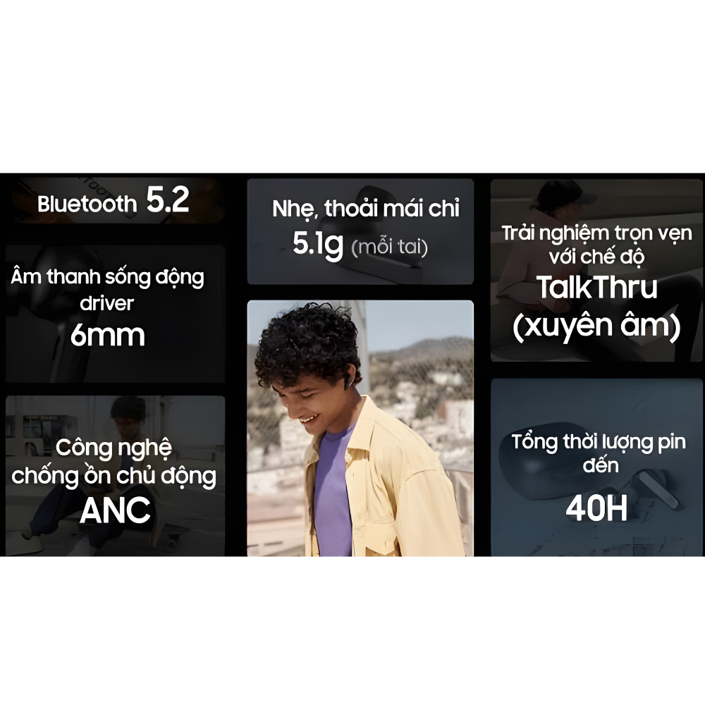 Tai Nghe Bluetooth JBL Tune 230NC - Bass Siêu Căng - Chống Ồn ANC - Cảm Ứng Chạm - Pin 40H  - BH 24T | BigBuy360 - bigbuy360.vn