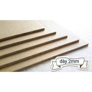 2 tờ Bìa A4 dày 2mm, bìa sổ Scapbook, nguyên liệu handmade