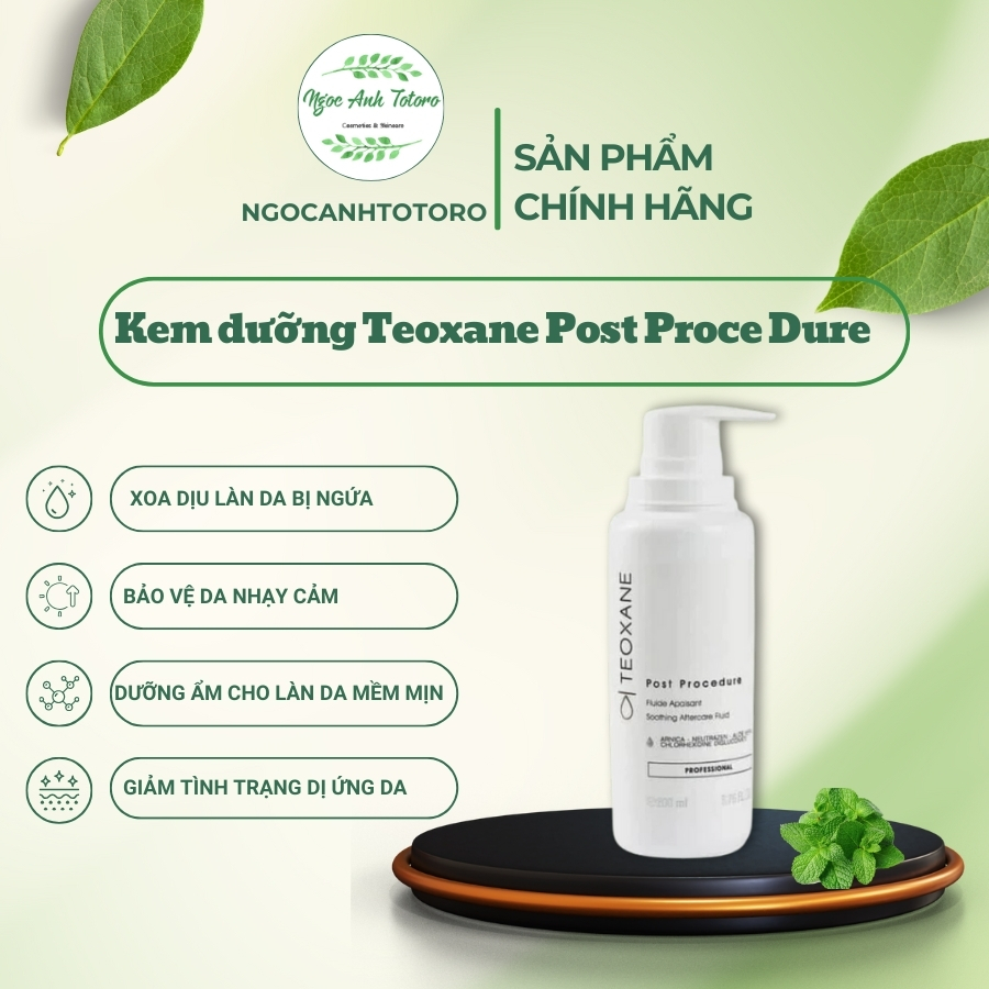 [Hàng Công Ty] Kem dưỡng phục hồi da Teoxane Post Proce dure 200ml