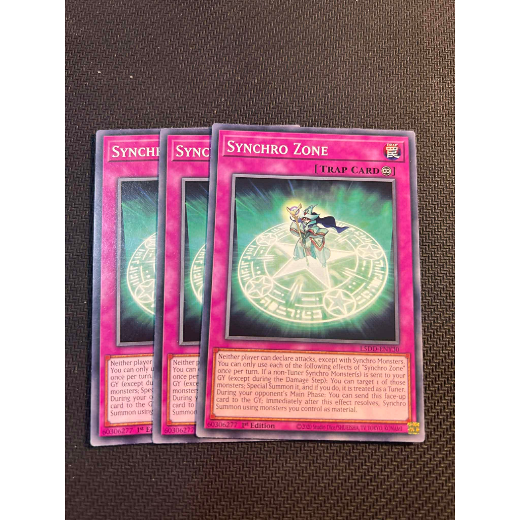Thẻ bài yugioh chính hãng Floodgate Synchro Zone L5DD-EnY30 TCG UK