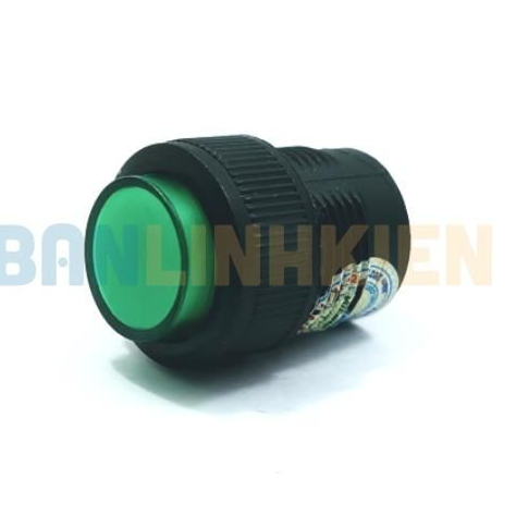 Nút Nhấn Đề R16-503BD 12V Xanh Lá Thường Mở Mã LK_10659