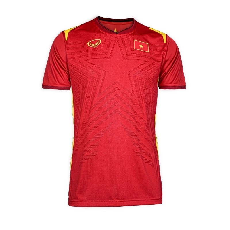 Chính hãng  - áo đấu Việt Nam 2021 2022 home đỏ shirt jersey Vietnam Grand Sport đội tuyển bóng đá m