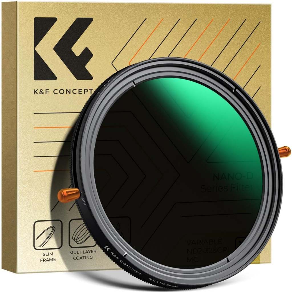 Kính lọc Filter K&F Concept Nano-D 2 in 1 ND2-ND32 + CPL