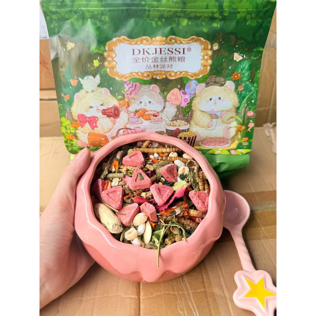 Thức ăn tổng hợp công thức đức DK Jessi cho Hamster thức ăn cho chuột hamster theo tiêu chuẩn Châu Â