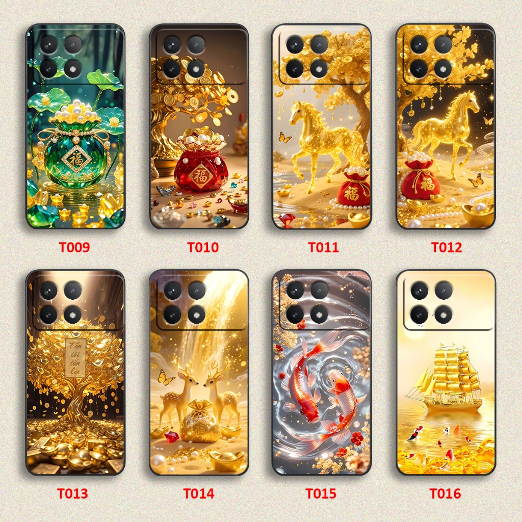 Ốp lưng Xiaomi REDMI K70 / REDMI K70 ULTRA / REDMI K70E / REDMI K70 PRO hình phong thủy,tài lộc,túi 