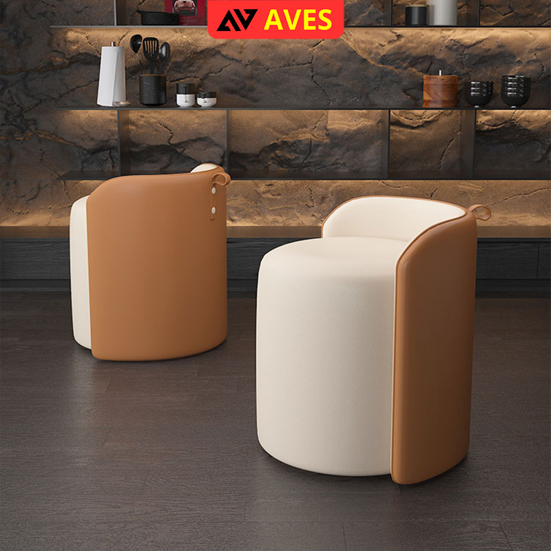 Ghế đôn trang điểm bọc Sofa thương hiệu AVES - GC51