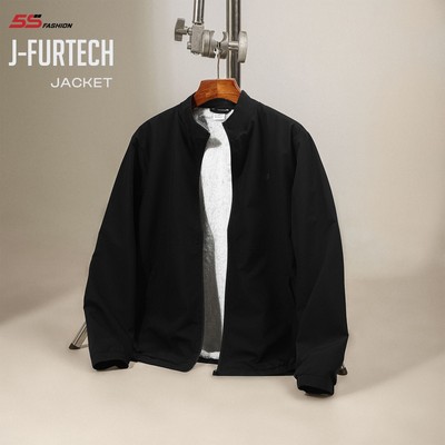 Áo Khoác Nam Thời Trang Lót Lông Cổ Trụ J-FURTECH 5S FASHION, Nhẹ, Ấm, Lịch Lãm M0AKH25005