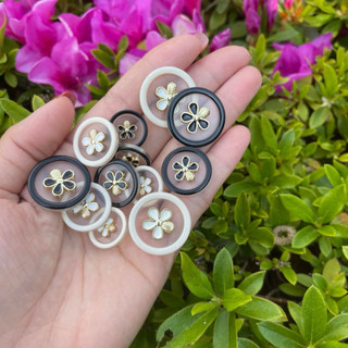 Nút Kiểu Trang Trí Handmade ( set 3 cái)