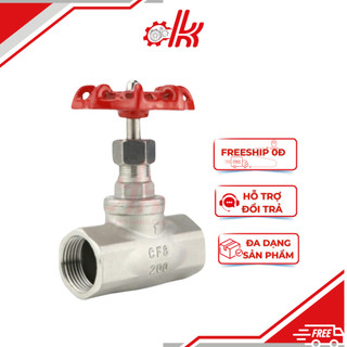 Van hơi nóng tay vặn inox 304