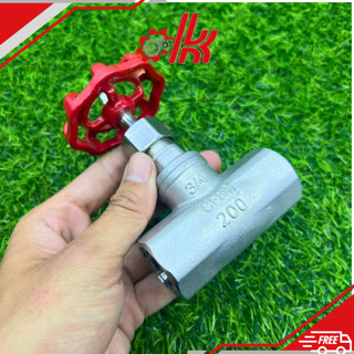 Van hơi nóng tay vặn inox 304
