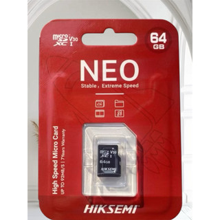 Thẻ nhớ Micro SD tốc độ cao HIKSEMI 64GB - Chính hãng - chuyên dụng cho camera