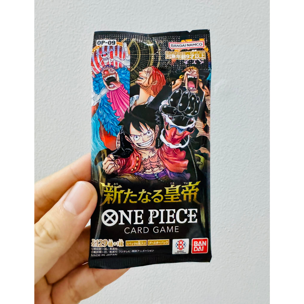 VIDEO op09  [ Ora Ora ] Gói 6 thẻ one piece card game pack Emperors in the New World