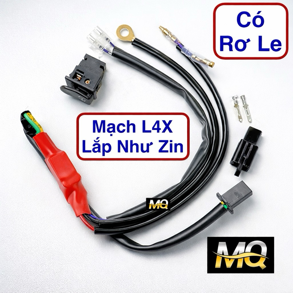 Mạch Pasing Auto L4X, L6X, L9X, KZ40 12v Cho Xe Máy ( Ko Lắp Xe Điện ) BMA W4