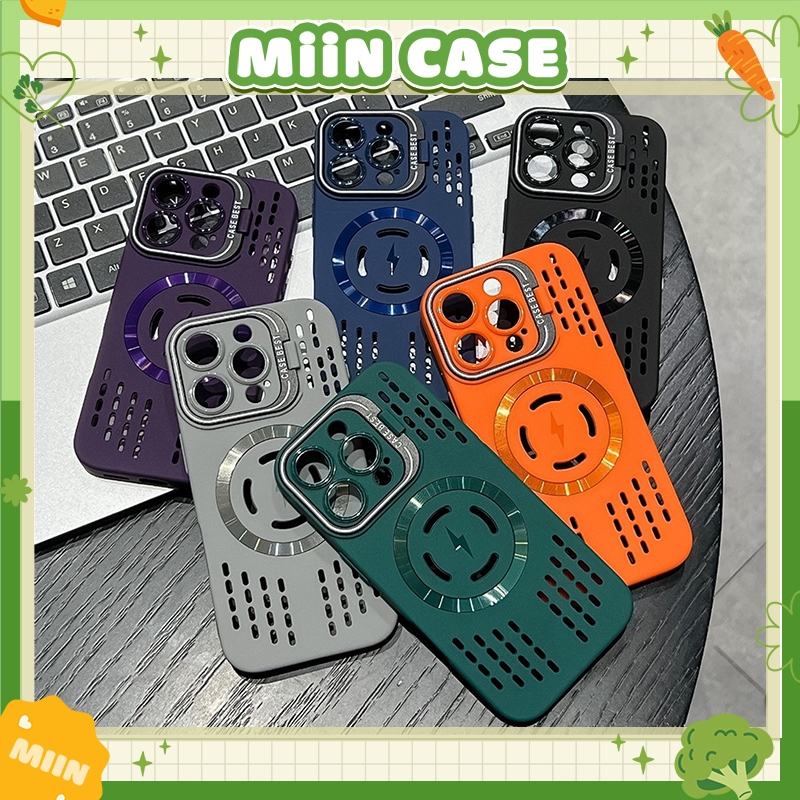 Ốp Lưng iPhone Từ Tính Tản Nhiệt Cao Cấp Sang Trọng, Kèm Giá Đỡ Bảo Vệ Camera…