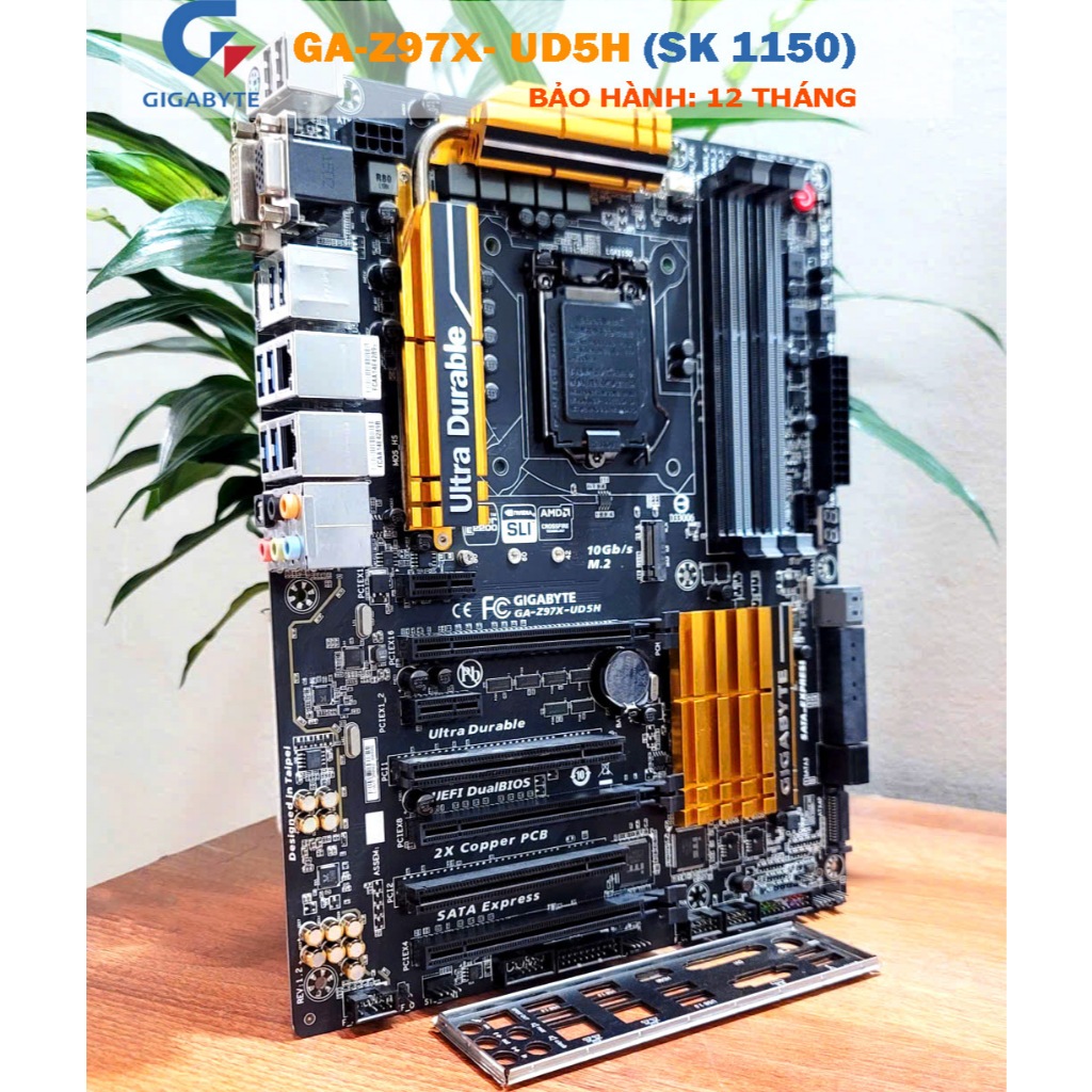 MAIN GIGA Z97X-UD5H Z97 LGA1150 DDR3 – Intel Gen 4 Gen 5, i3 i5 i7, M.2, SATA 6Gb/s,SLI CrossFire, É