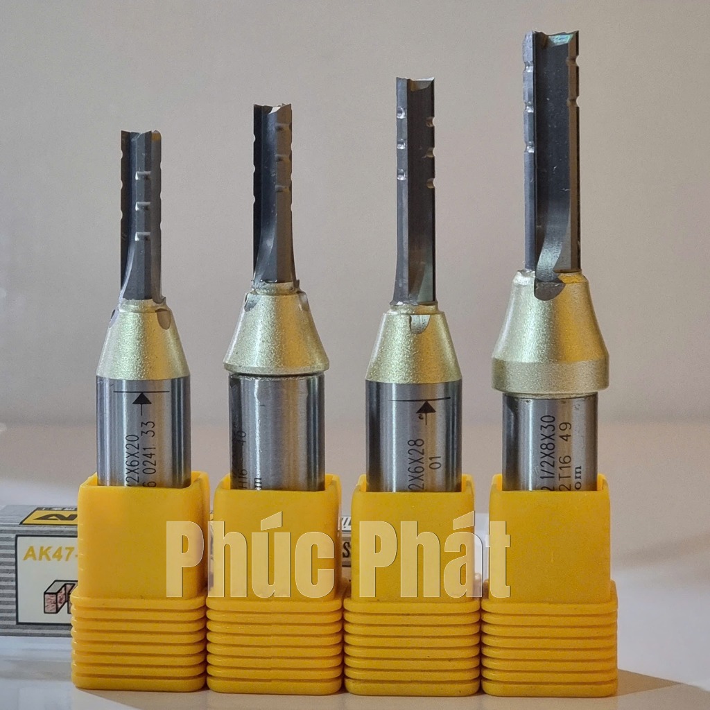 Mũi phay thẳng 3 me có khía TCT Arden AK47-2 Thương hiệu Arden chính hãng