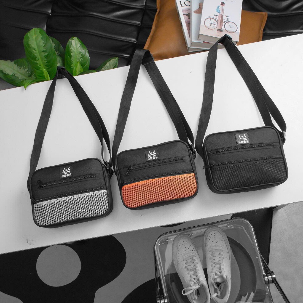 Túi đeo chéo Nam Nữ thời trang chất liệu chống nước nhiều màu sắc - Lab013