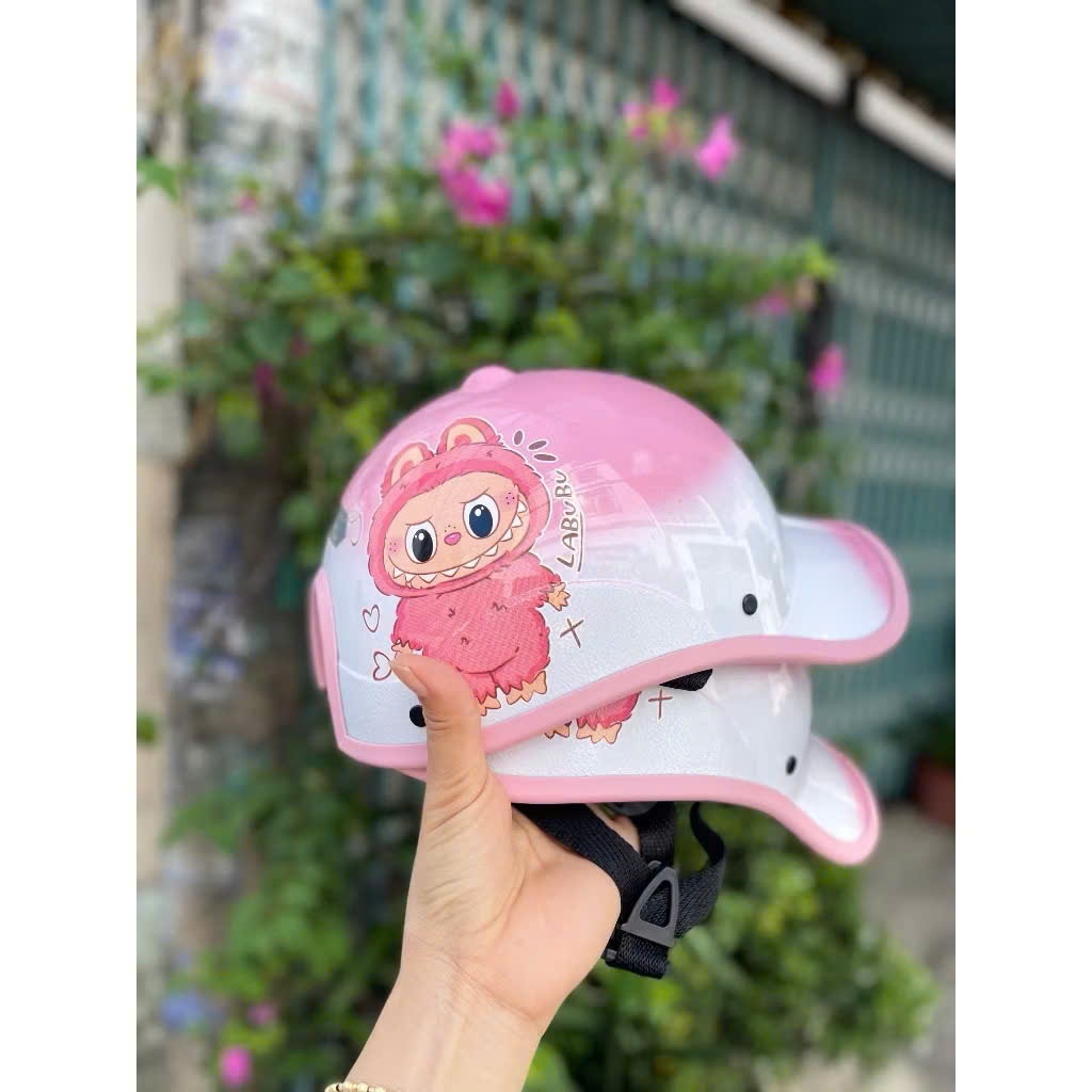 [ Bán sỉ] Mũ Bảo Hiểm Lưỡi Trai Nam Nữ Thời Trang Sành Điệu 💕 Nón Bảo Hiểm Lưỡi Trai Nam Nữ Đẹp Nhiều Màu Nhiều Hình In