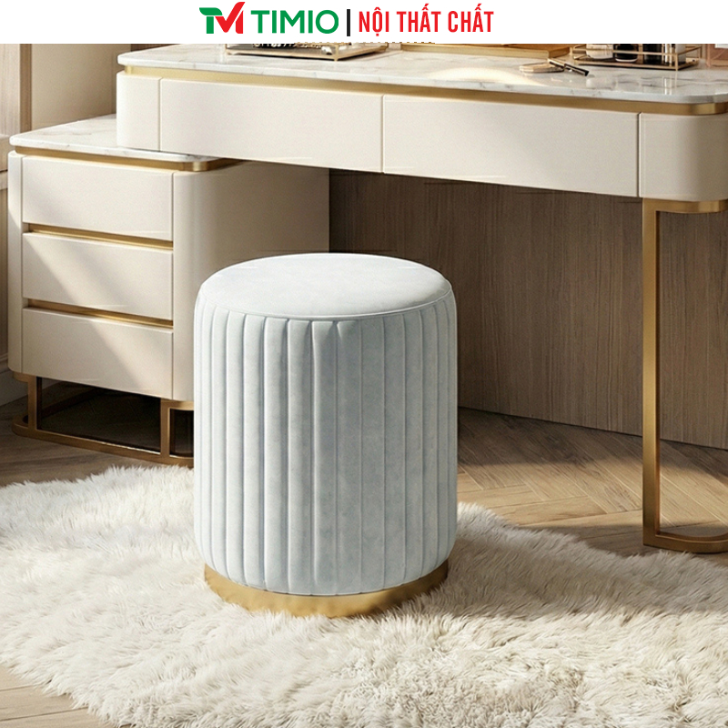 Ghế đệm bông ngồi bàn trang điểm phong cách Hàn Quốc  thương hiệu TIMIO - GC45