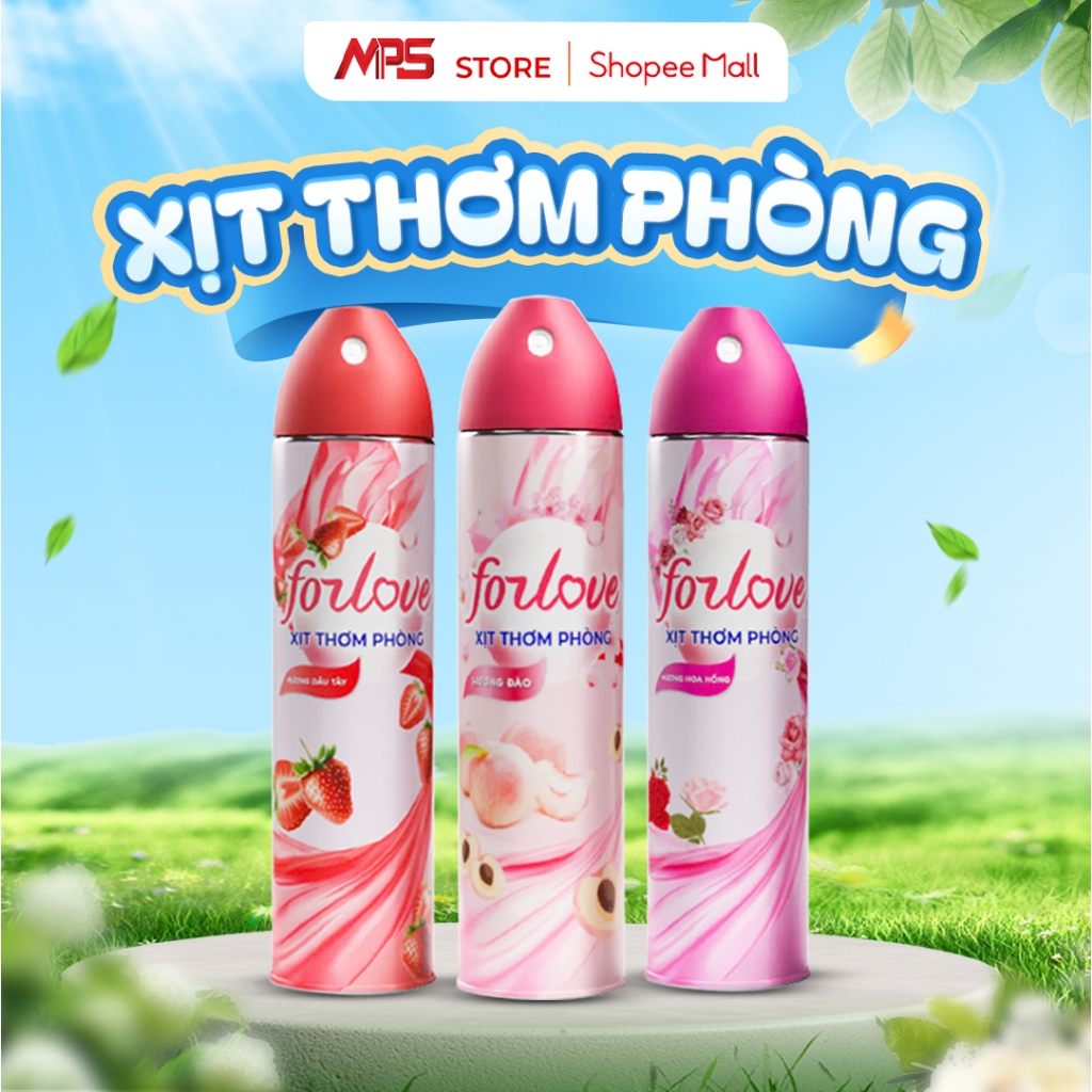 Xịt Thơm Phòng Forlove, Nước Hoa Xịt Thơm Phòng Hương Thơm Tự Nhiên Dễ Chịu Lưu Hương Lâu Dài 320ml 