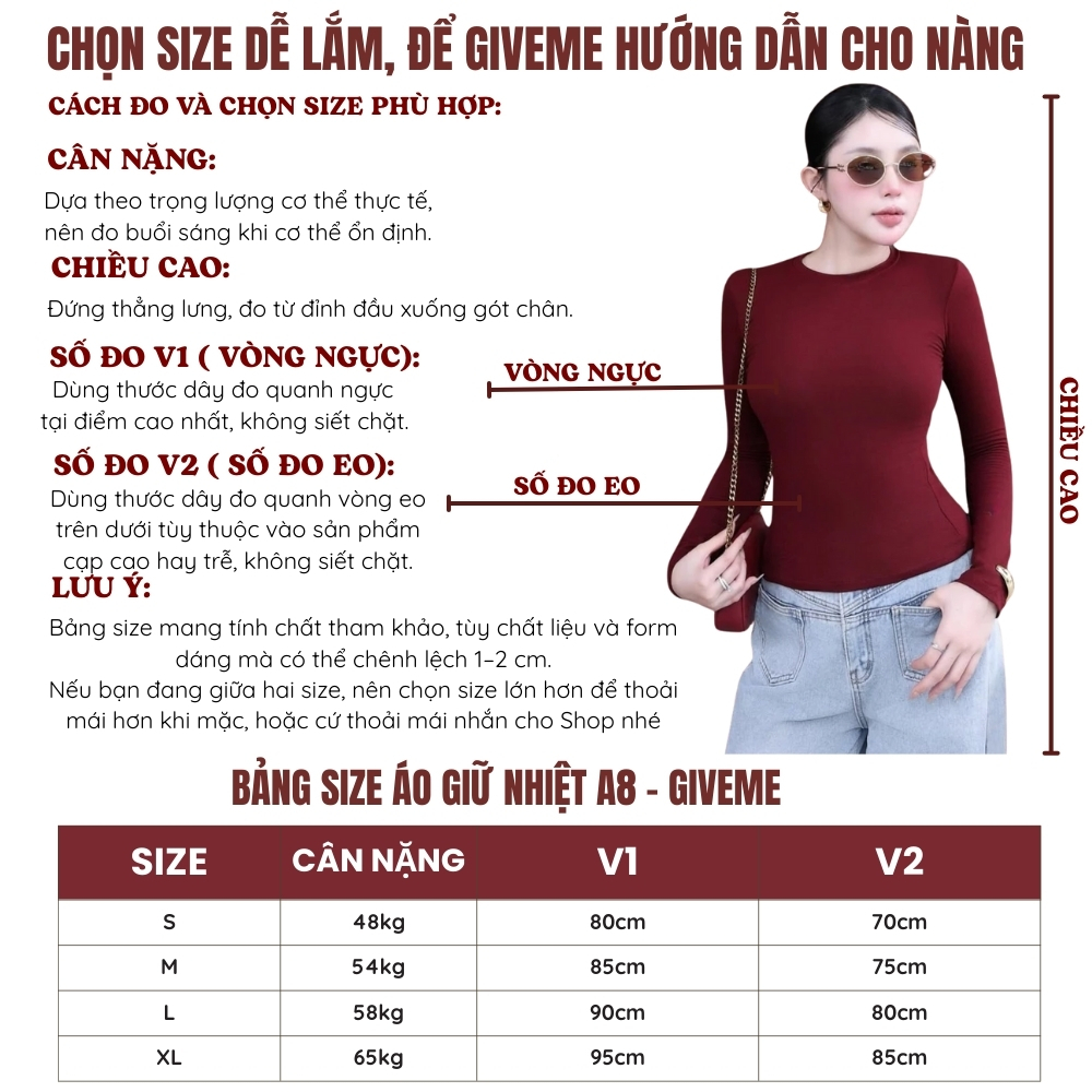 [XẢ KHO] Áo Thun Giữ Nhiệt Nữ Dài Tay JUSTDUN A8 Cổ Tròn, Cotton Mịn Dày Dặn, Siêu Co Giãn Mềm Mại, Tôn Dáng ,Giữ Nhiệt | BigBuy360 - bigbuy360.vn
