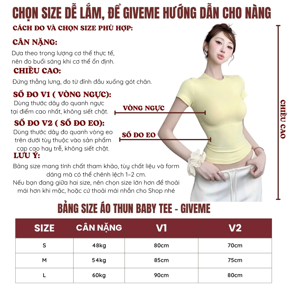 [𝐒𝐋𝐈𝐌 𝐓𝐄𝐄] Áo Thun Babytee DANEJI Siêu Ôm Body, Thun Tăm Lạnh Chất Co Dãn Giveme.clothing_saigon | BigBuy360 - bigbuy360.vn