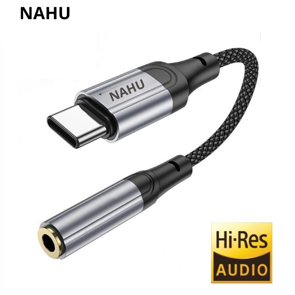 Jack chuyển đổi tai nghe Bọc Dù type c sang 3.5mm dùng cho samsung xiaomi oppo ...