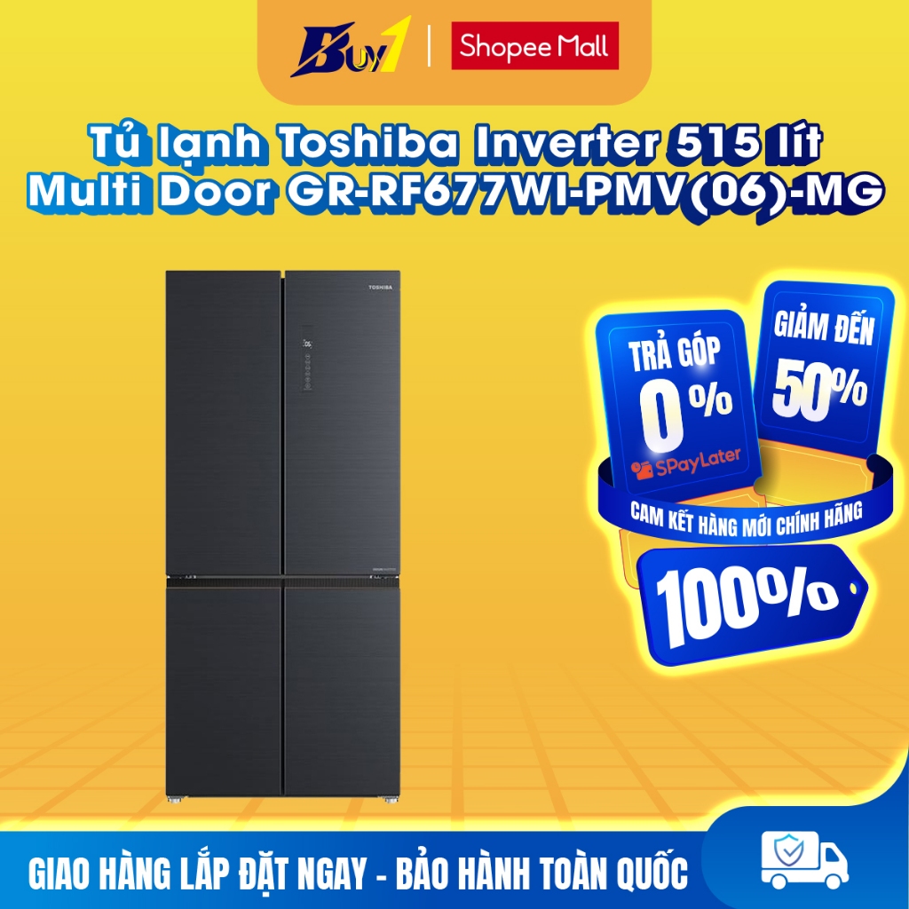 GR-RF677WI-PMV(06)-MG - Tủ lạnh Toshiba Inverter 515 lít Multi Door GR-RF677WI-PMV(06)-MG - Hàng chí