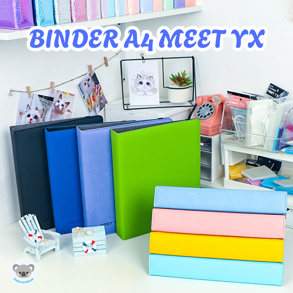 Binder A4 Meet Yx Bìa Da Cứng Cáp Chuẩn A4 27x32cm