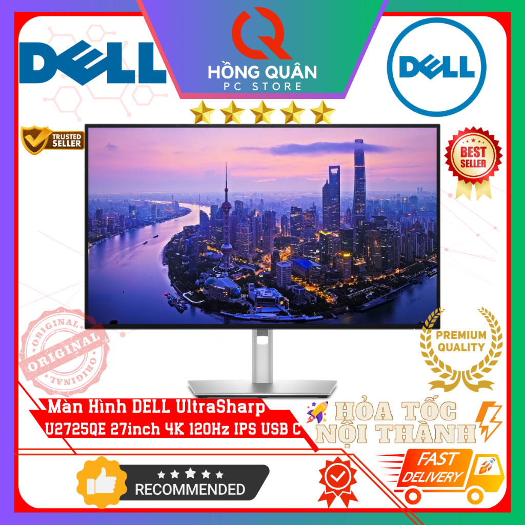 Màn Hình DELL UltraSharp U2725QE 27inch 4K 120Hz IPS 5ms Thunderbolt 4 New - Hàng Chính Hãng Bảo Hàn