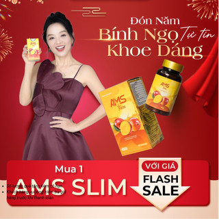 Viên Uống AMS SLIM Hỗ Trợ Chuyển Hóa Chất Béo Giảm Cảm Giác Thèm Ăn