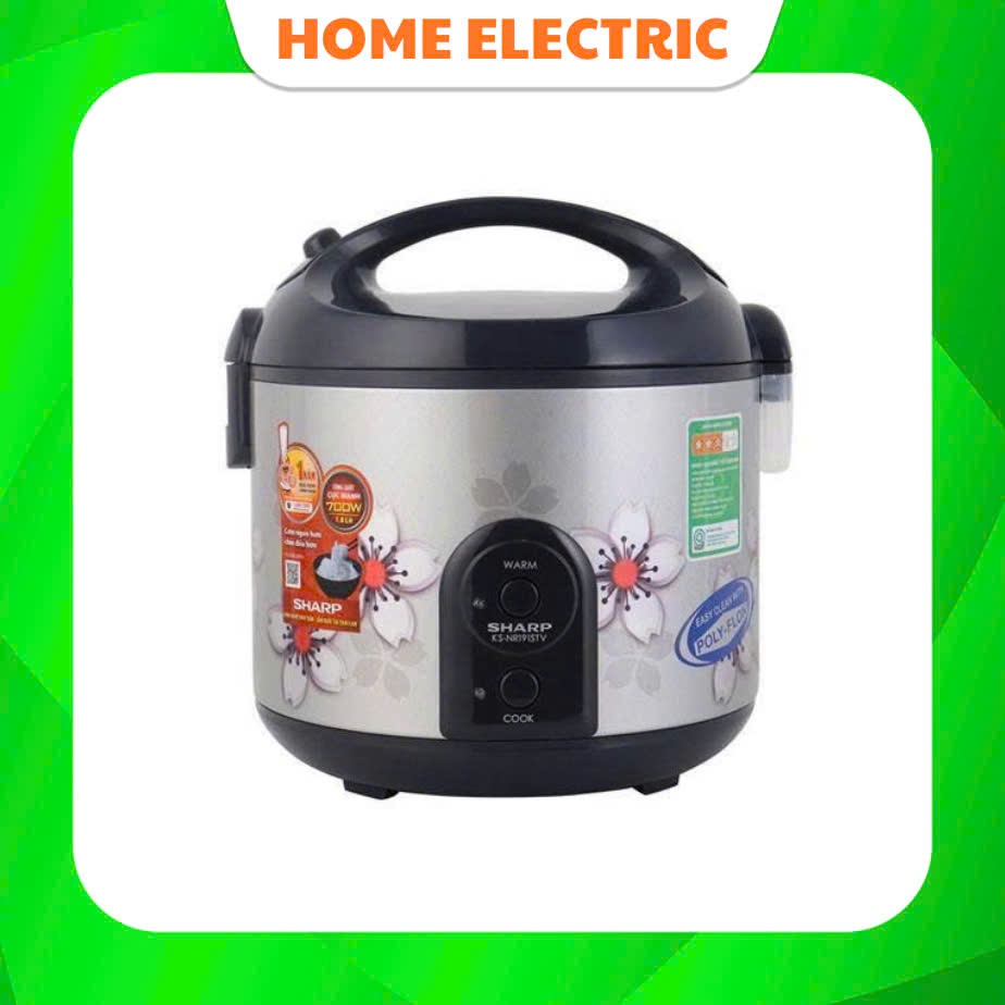 Nồi cơm điện Sharp 1.8 lít KS-NR191STV - 2.2 lít KS-R231STV - Hàng chính hãng