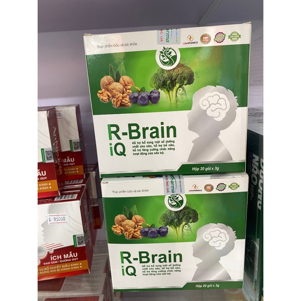 Cốm sữa trí não R-Brain IQ - Bổ Sung DHA, Các Vitamin Hỗ Trợ Phát Triển Não Bộ Cho Trẻ (g-brain)