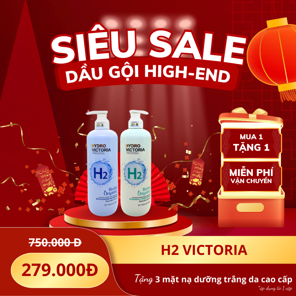 Dầu gội H2 Victoria chống rụng ngừa gàu