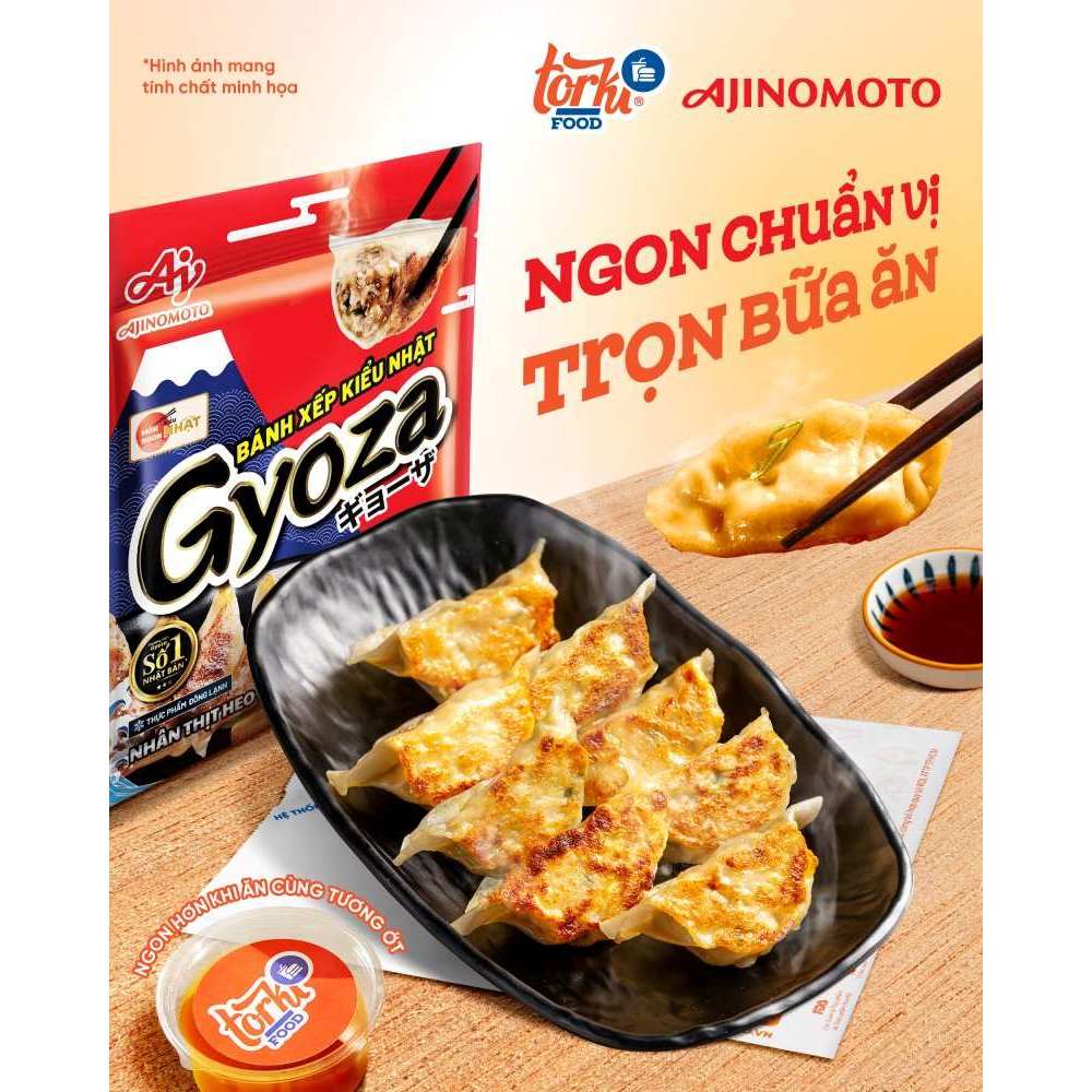 Bánh xếp kiểu Nhật Gyoza Ajinomoto - gói 570g 30 cái (giao hcm)
