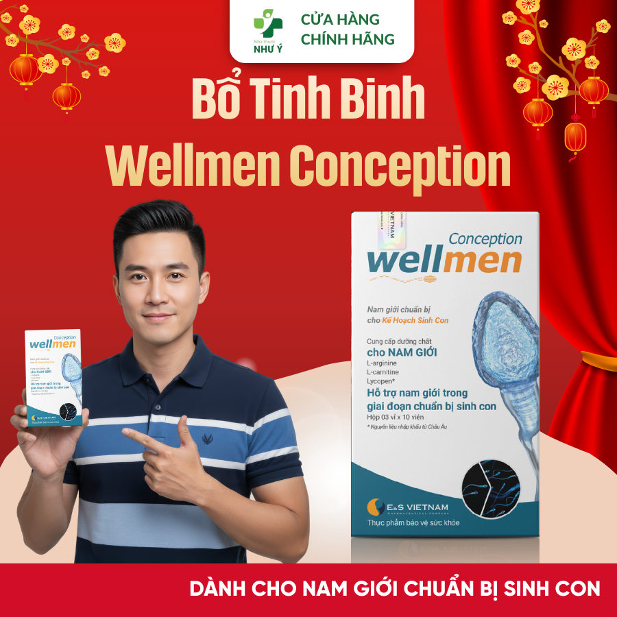 Viên Uống Wellmen Conception Hỗ Trợ Cải Thiện Chất Lượng Tinh Trùng - Cho Nam GIới Chuẩn Bị Sinh Con
