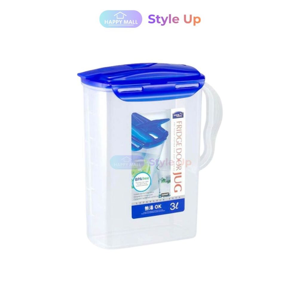 Bình đựng nước Lock&Lock Fridge Door Jug đựng nước trái cây HPL733 HPL735 HPL607 Happy Mall