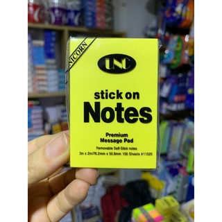 (Set 3x)-Giấy Note Vàng 3X2 inch UNC