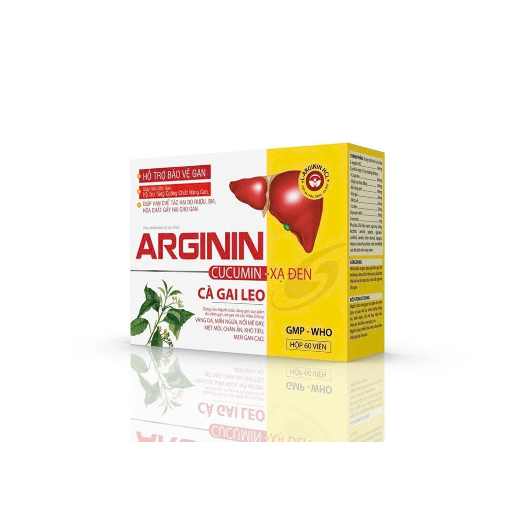 GIẢI ĐỘC GAN CÀ GAI LEO XẠ ĐEN CUCUMIN ARGININ, Bổ gan cà gai leo giúp mát gan,hạ men gan,tăng cường