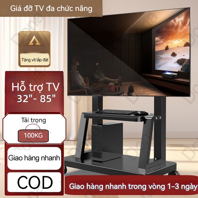 32-85Inch Giá Treo Tivi DàNh Cho PhòNg HọP Kệ Tivi Có BáNh Xe Kệ Treo Tivi Có BáNh Xe Di ChuyểN