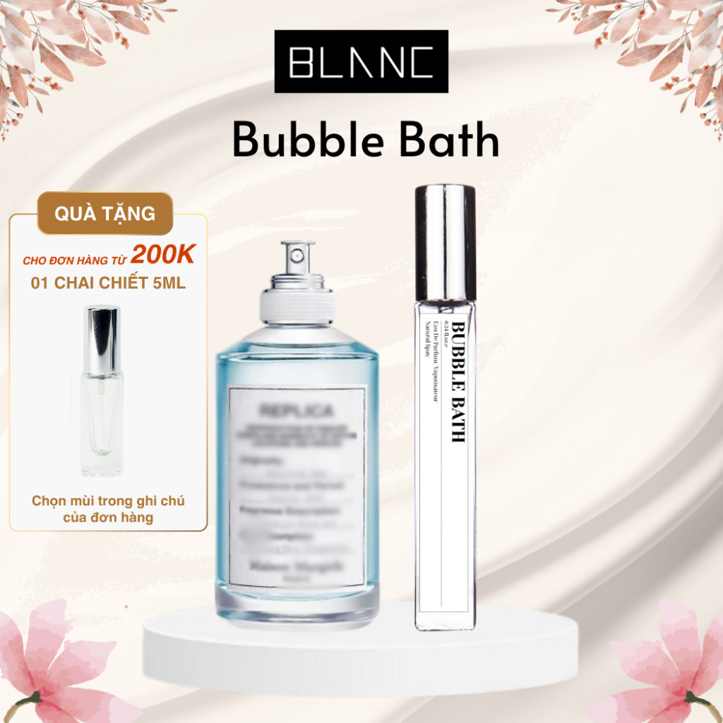 Nước Hoa Unisex Bubble Bath BLANC PERFUME, Nước Hoa Chiết Ngọt Ngào Tinh Tế Nhẹ Nhàng
