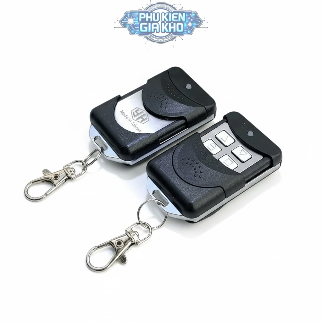 [Remote Mã Gạt 433MHz] INOX – Điều Khiển Cửa Cuốn Cao Cấp, Độ Bền Cao, Chống Nhiễu Sóng, Sẵn Pin