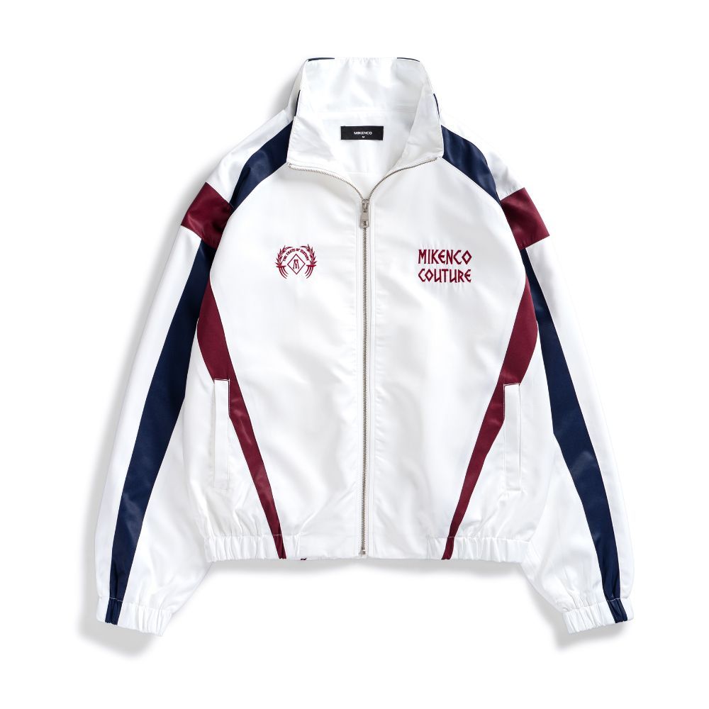 Áo khoác gió unisex MIKENCO Heritage Track Jacket White
