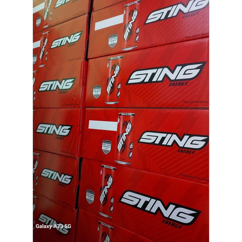 nước ngọt sting đỏ 1thùng (24 lon×320ml  HSD 13/01/2027