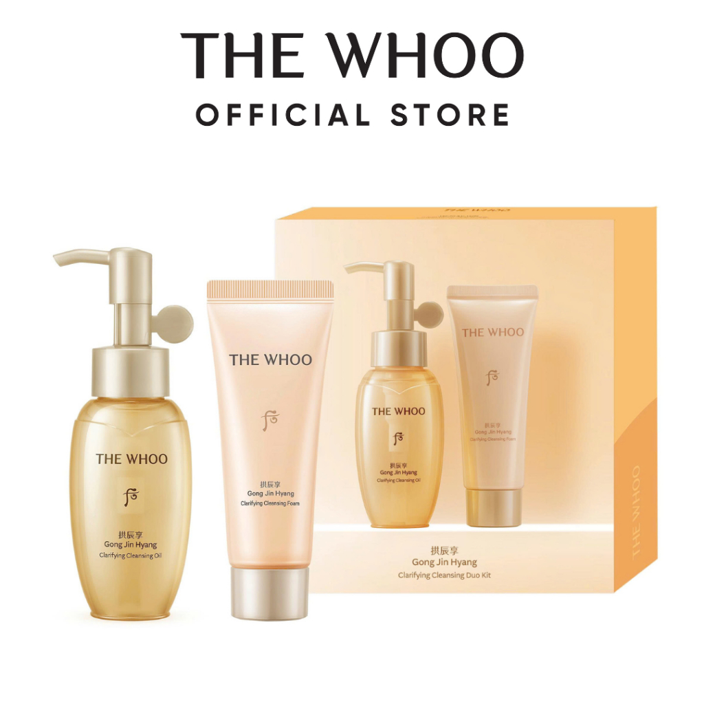 [HB Gift] Bộ Làm Sạch THE WHOO Gongjinhyang Clarifying Cleansing Duo Kit
