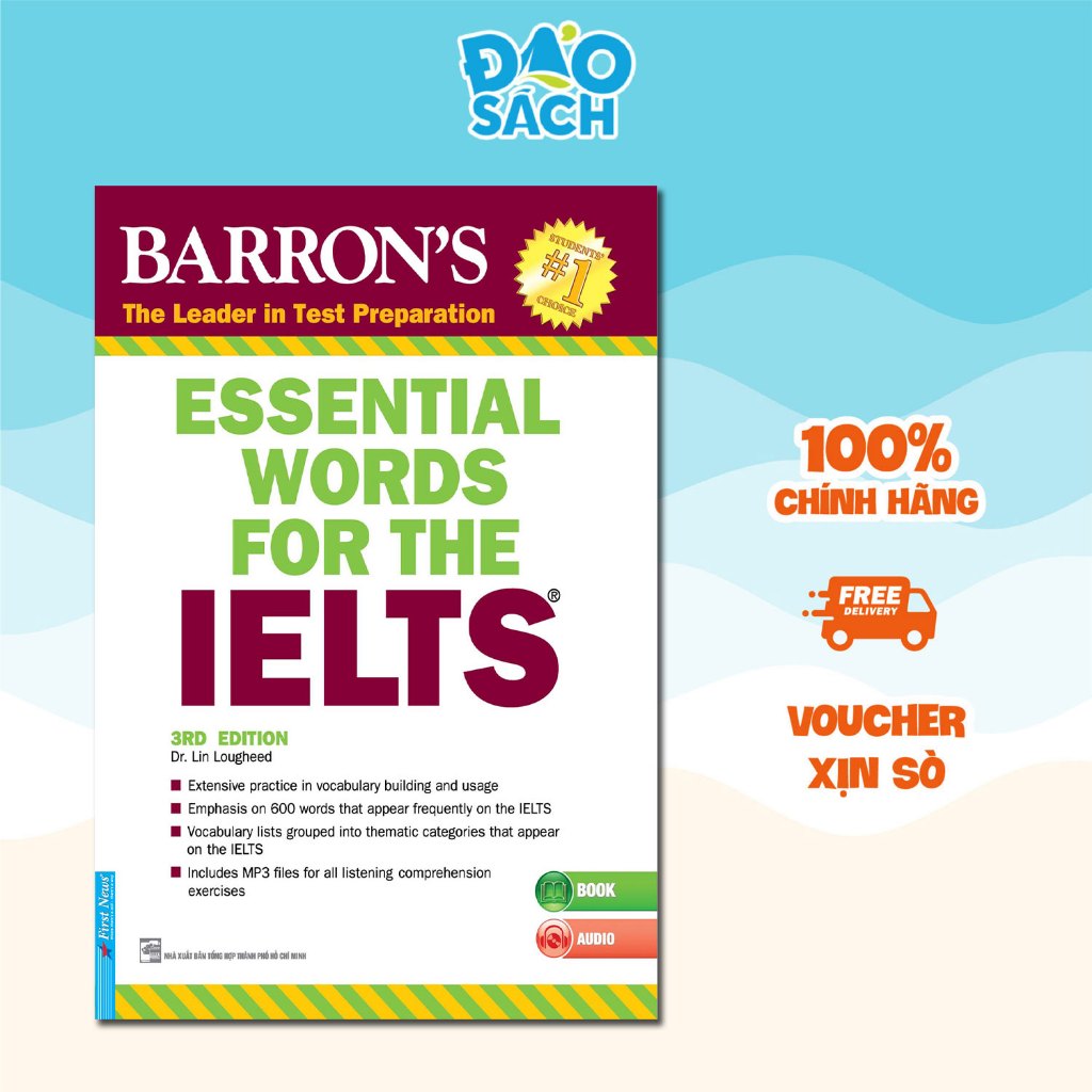 Sách - Barron's Essential Words For The Ielts - 3Rd Edition (tái bản)