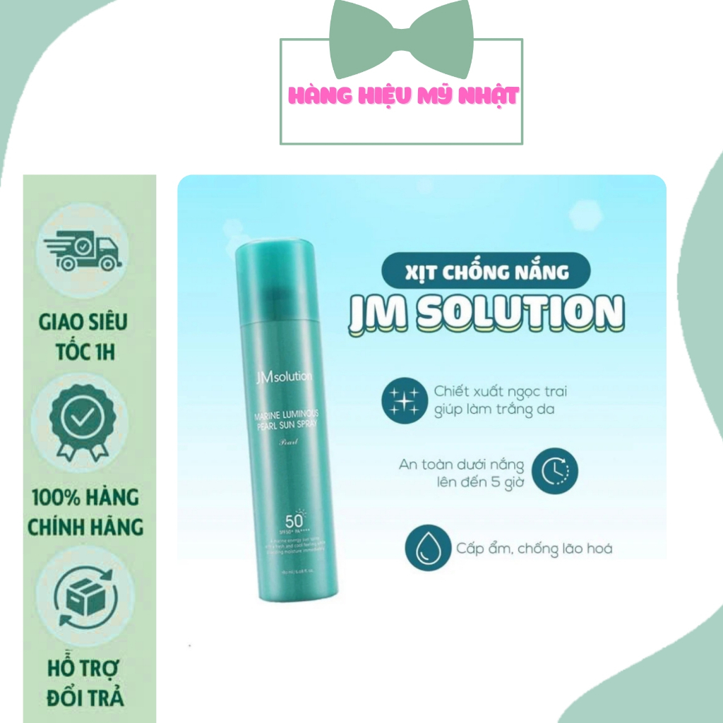 Xịt Chống Nắng JM Solution Dạng Xịt SPF 50