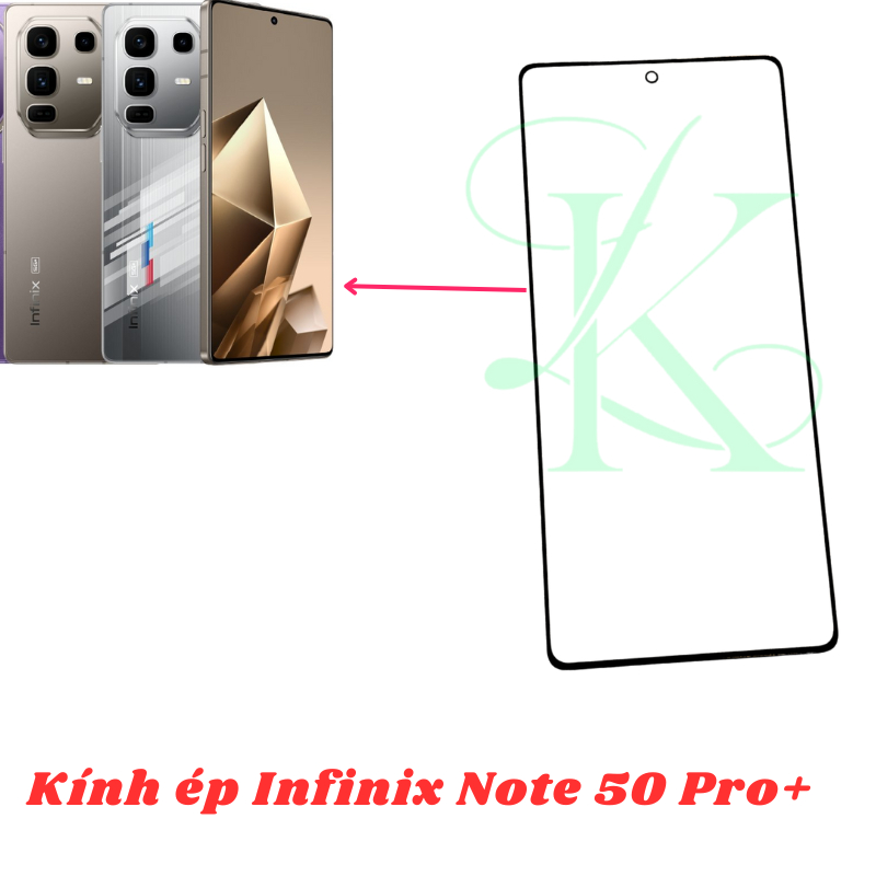 Kính ép trên màn hình dành cho Infinix Note 50 Pro+ (Infinix Note 50 Pro Plus)